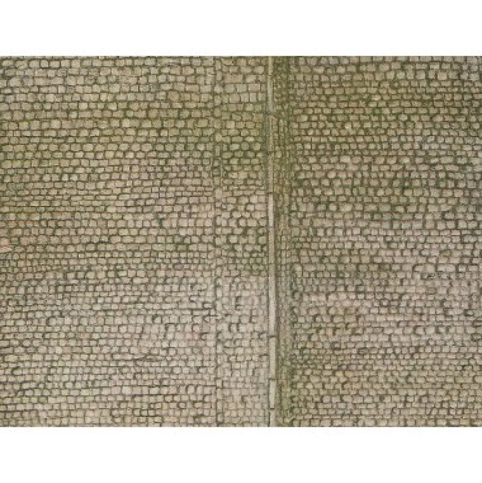 Modélisme HO : Plaque de mur : Pavés - Faller