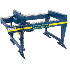 Modélisme HO : Portique à conteneurs GVZ Hafen Nürnberg - Faller