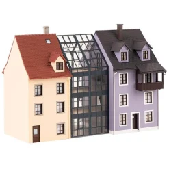 Modélisme HO : Rangée de maisons provinciales - Faller
