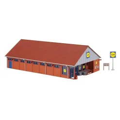 Modélisme HO : Supermarché Lidl - Faller