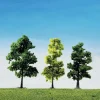 Modélisme HO : Végétation : Assortiment de 5 arbres de forêt - Faller