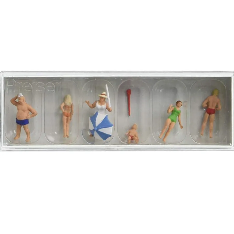Modélisme HO Figurines : Famille à la mer - Preiser