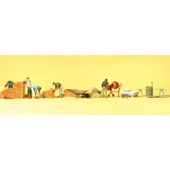 Modélisme HO Figurines : Ouvriers et accessoires - Preiser