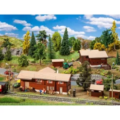 Modélisme N : Coffret gare de Stugl-Stuls - Faller