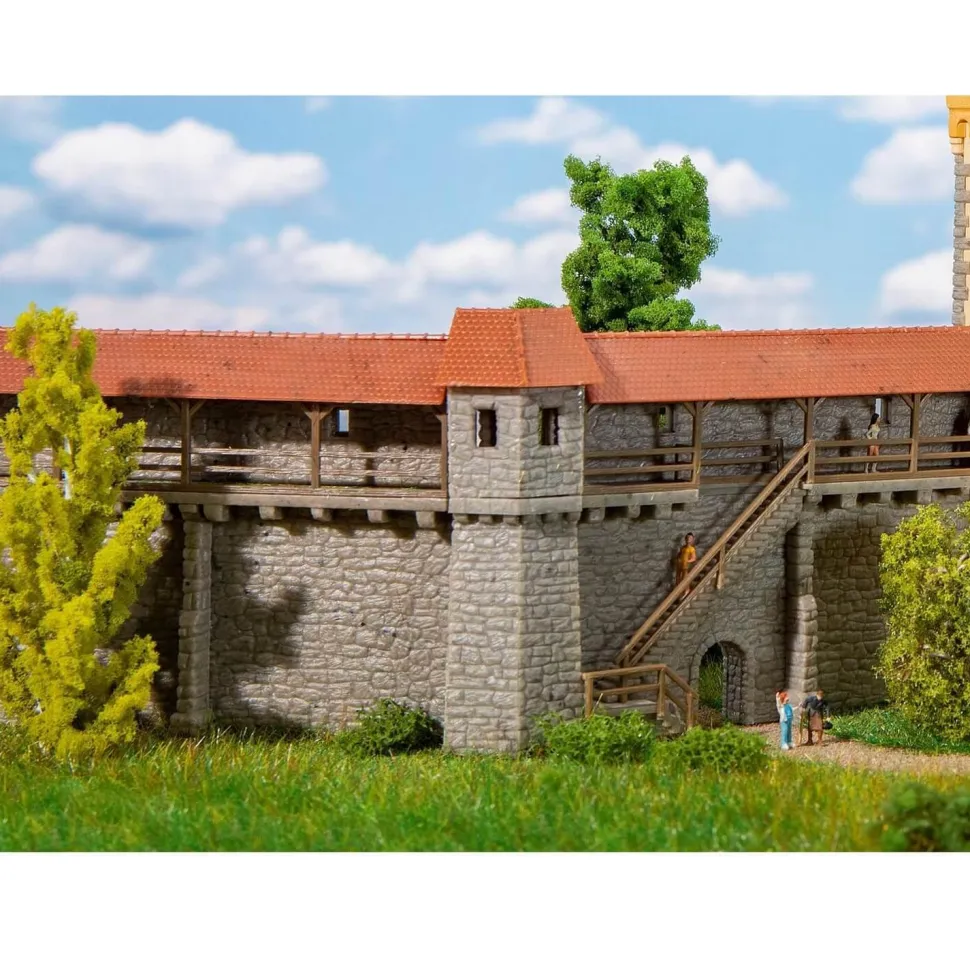 Modélisme N : Coffret murs de la vieille ville - Faller