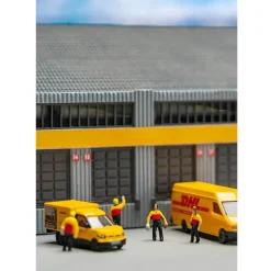 Modélisme N : figurines : Porteurs de colis - Faller