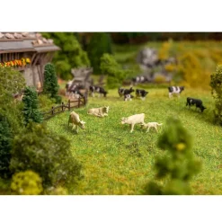 Modélisme N : Lot de figurines avec minibruitage : vaches - Faller