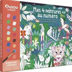 MON COFFRET D'ARTISTE - MES 4 PEINTURES AU NUMÉRO - Editions Auzou