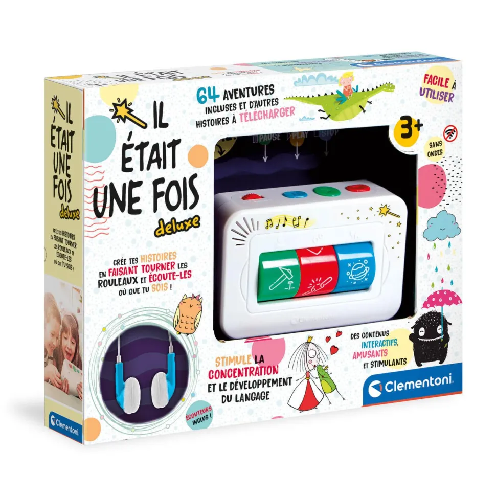 Mon conteur d'histoires Il était une fois + écouteurs - Clementoni