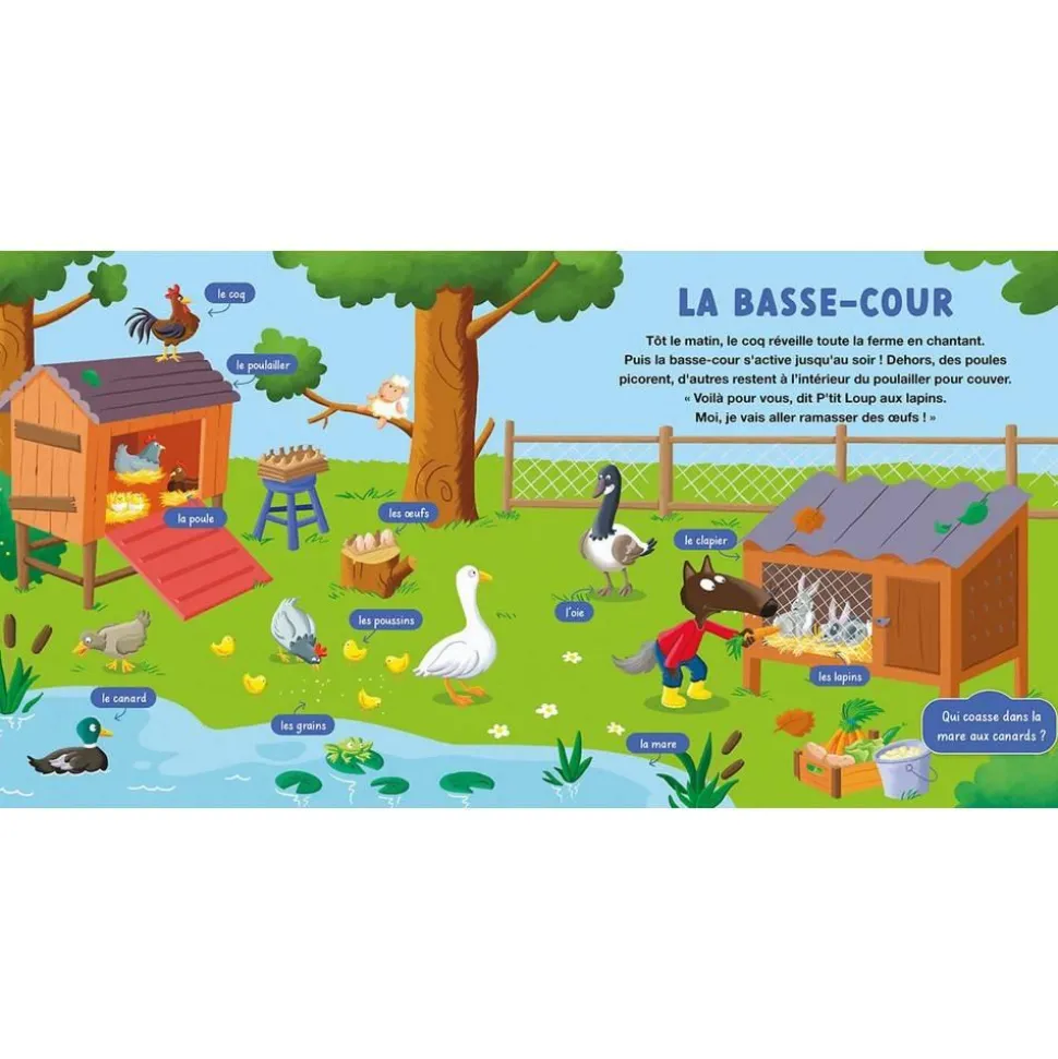 Mon doc P'tit loup - La ferme - Editions Auzou