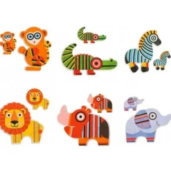 Mon 1er puzzle : Animaux de la jungle - Mideer