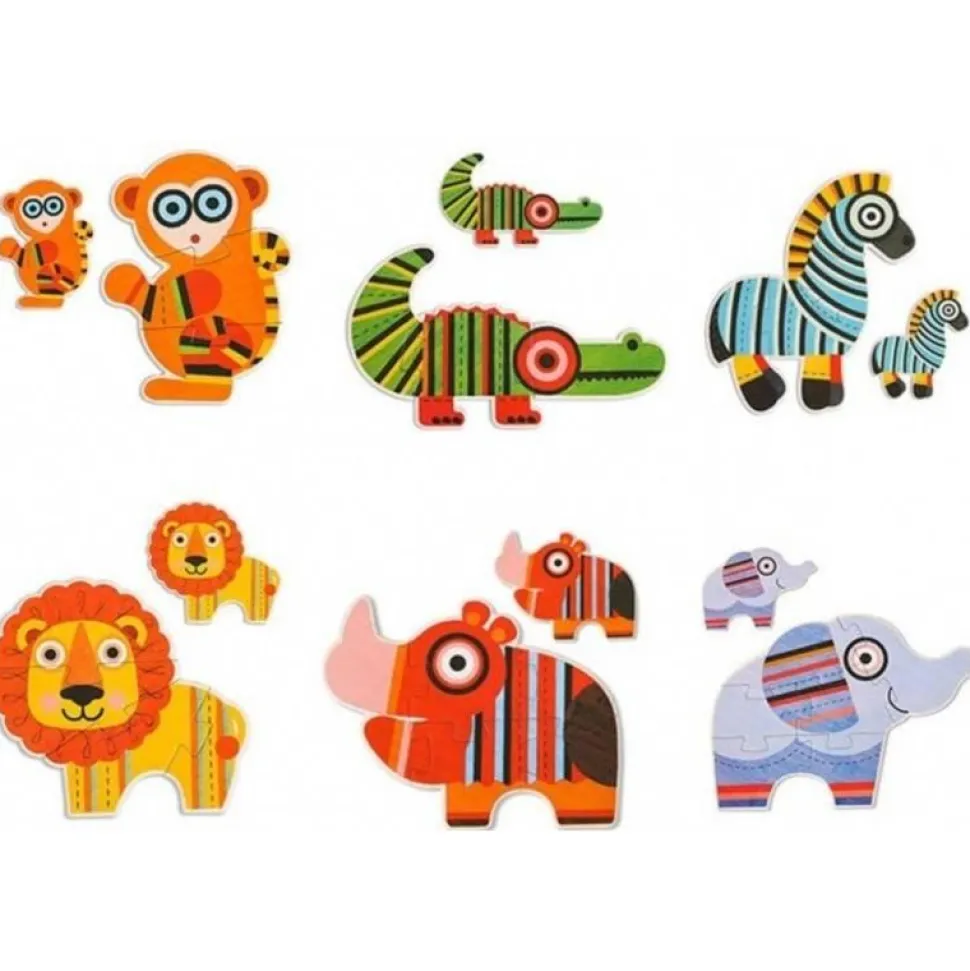 Mon 1er puzzle : Animaux de la jungle - Mideer