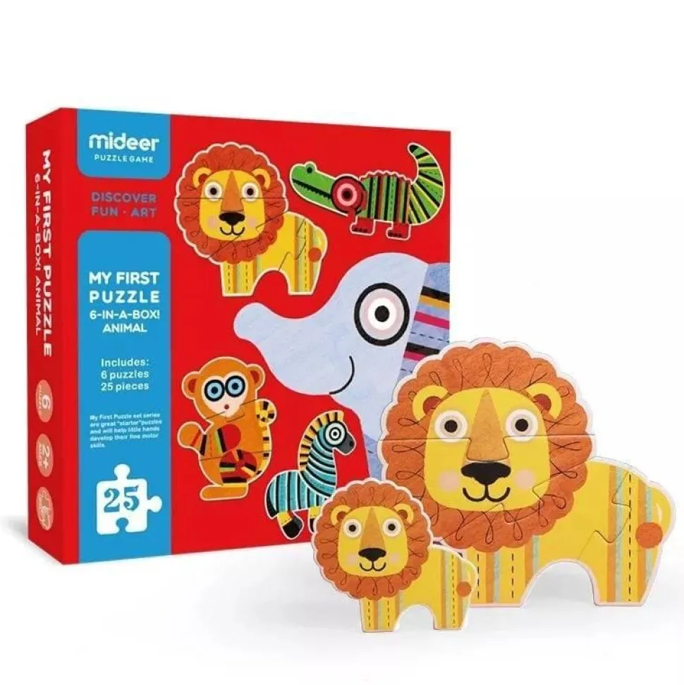 Mon 1er puzzle : Animaux de la jungle - Mideer