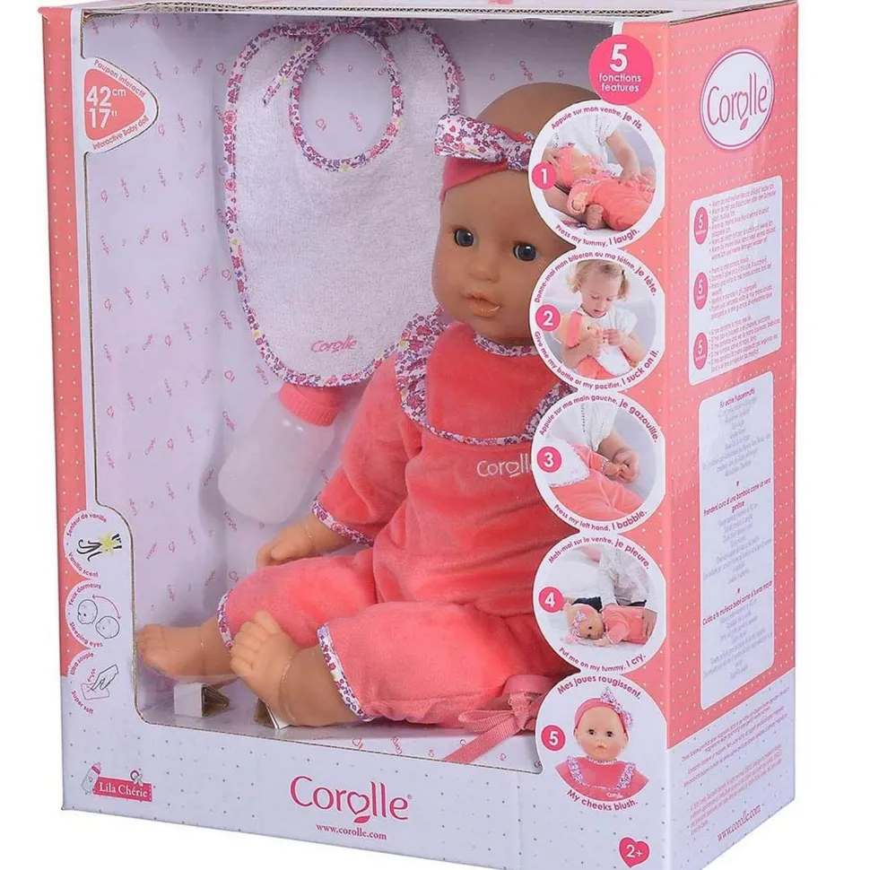 Mon grand poupon Corolle : Grand poupon interactif 42 cm : Lila chérie - Corolle