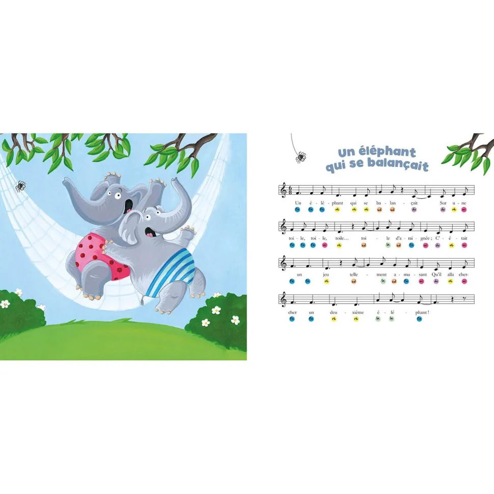 MON LIVRE PIANO - MES PREMIÈRES COMPTINES À JOUER AU PIANO - P'TIT LOUP - Editions Auzou