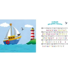 MON LIVRE PIANO - MES PREMIÈRES COMPTINES À JOUER AU PIANO - P'TIT LOUP - Editions Auzou