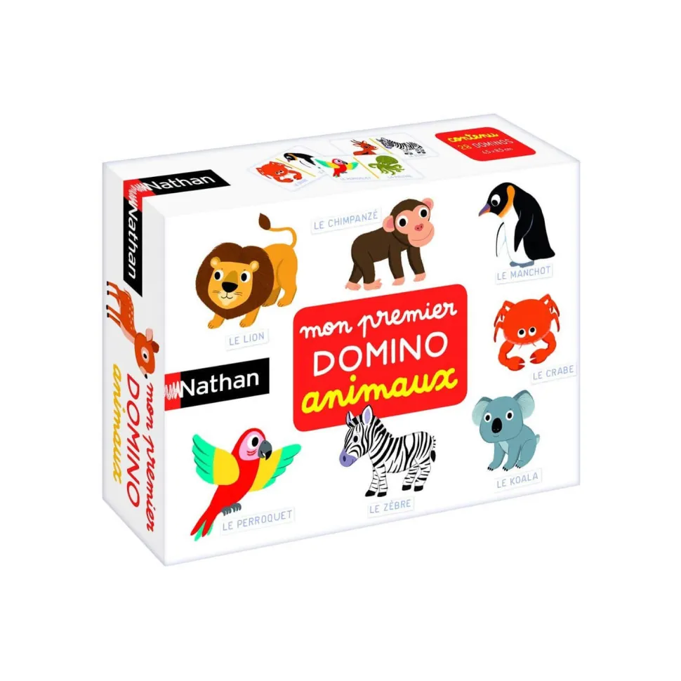 Mon premier domino animaux - Nathan