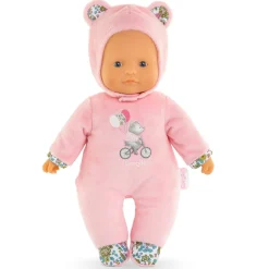 Mon premier doudou : Poupon Pti' Cœur Ours Rose - Corolle