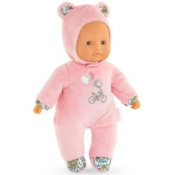Mon premier doudou : Poupon Pti' Cœur Ours Rose - Corolle