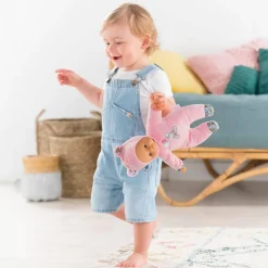 Mon premier doudou : Poupon Pti' Cœur Ours Rose - Corolle