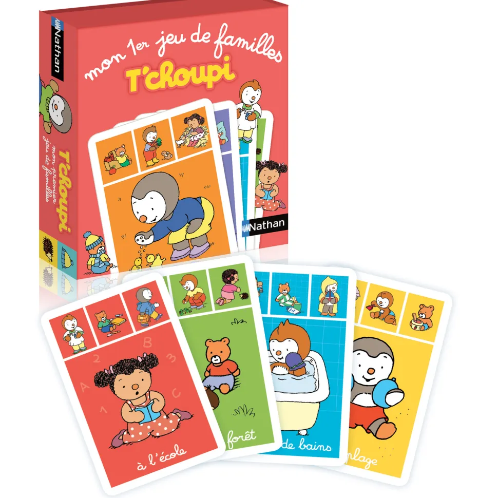 Mon premier jeu de familles T'Choupi - Nathan