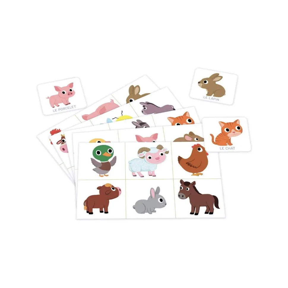 Mon premier loto : A la ferme - Nathan