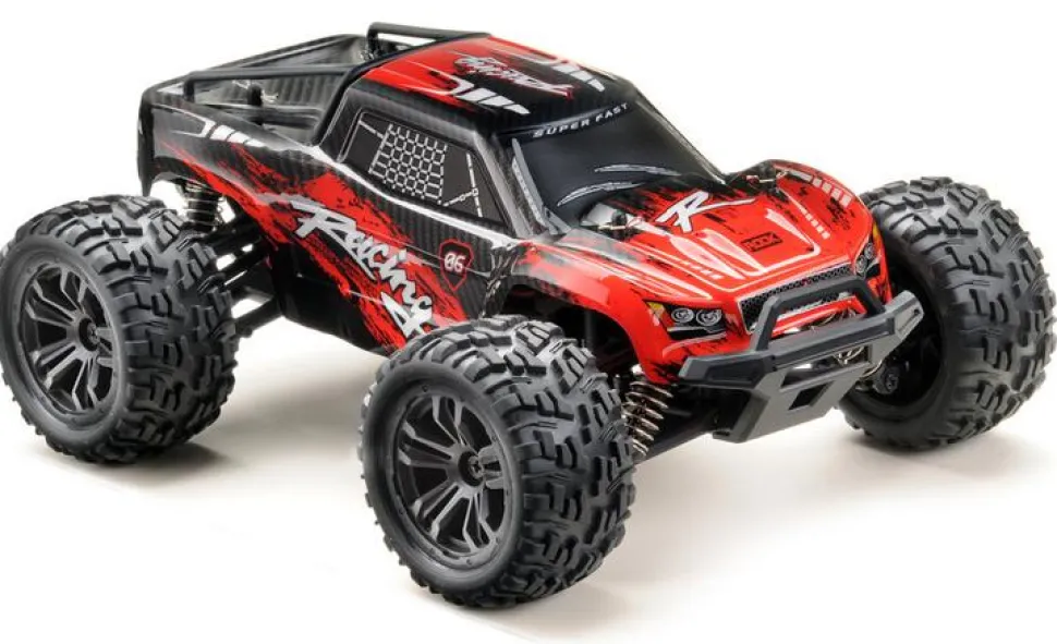 Monster Truck Racing 4WD 1/14 RTR noir/rouge - Absima