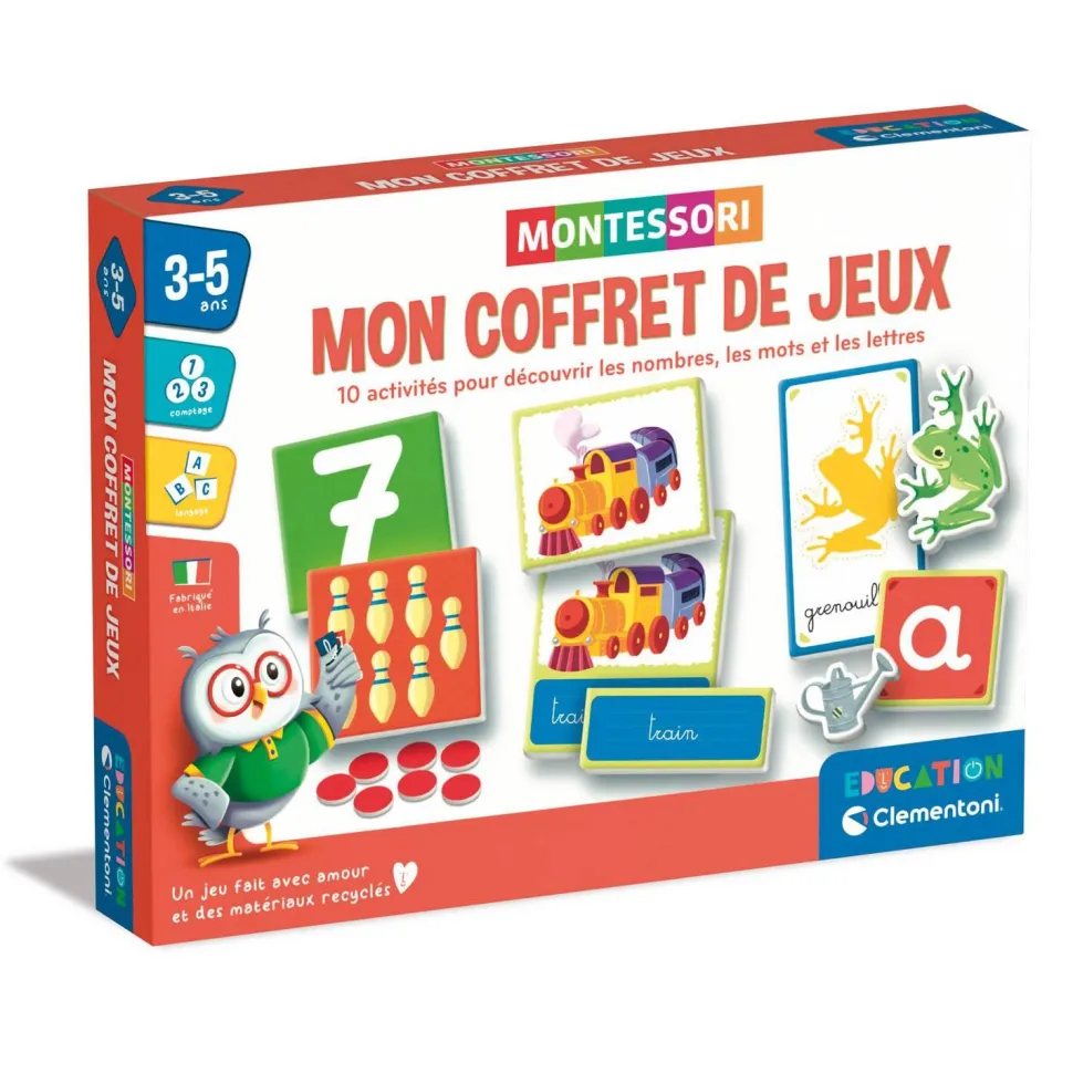 Montessori : Mon coffret de jeux - Clementoni