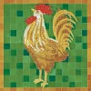 Mosaïque en céramique émaillée : Coq - Aedes
