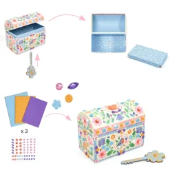 MOSAÏQUES & STICKERS DO IT YOURSELF : Précieux trésors - Djeco