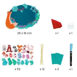 MOSAÏQUES & STICKERS DO IT YOURSELF : Dans les bois - Djeco