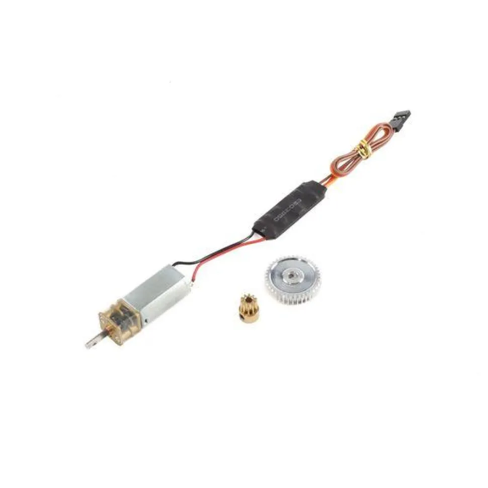 Motor w/Gearbox and Gear:30 Percnt Sailplane Retract - E-flite