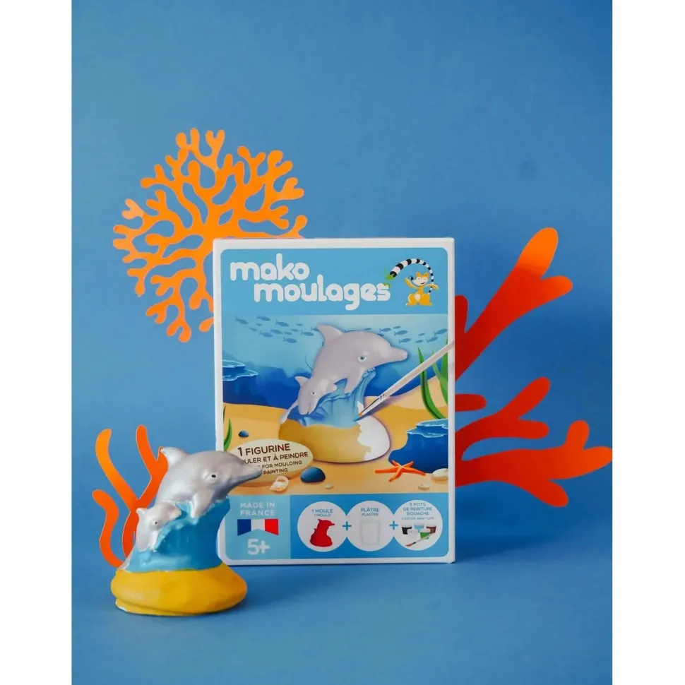 Moulage : Le dauphin et son bébé - Mako Creations