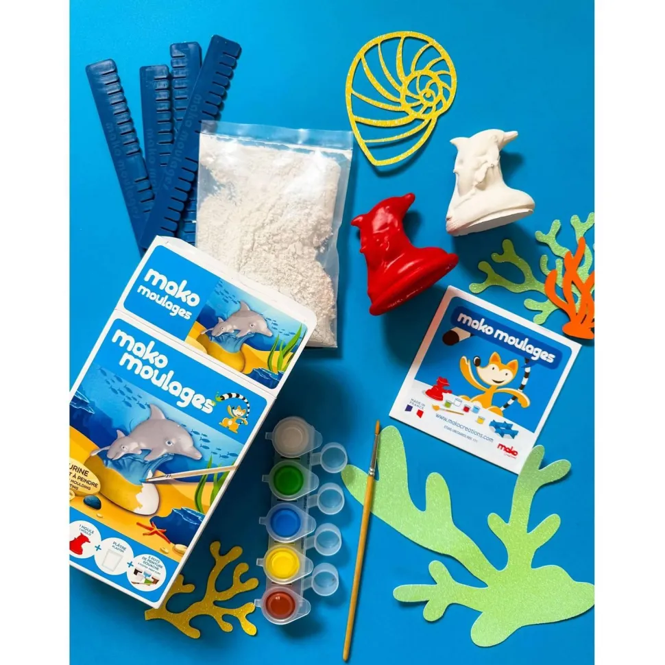 Moulage : Le dauphin et son bébé - Mako Creations