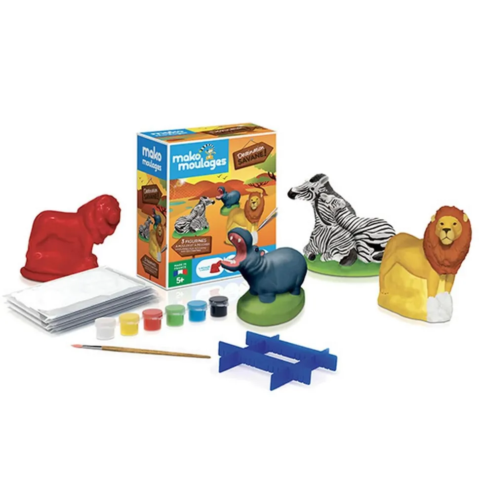 Moulage en plâtre : Destination Savane - Mako Creations