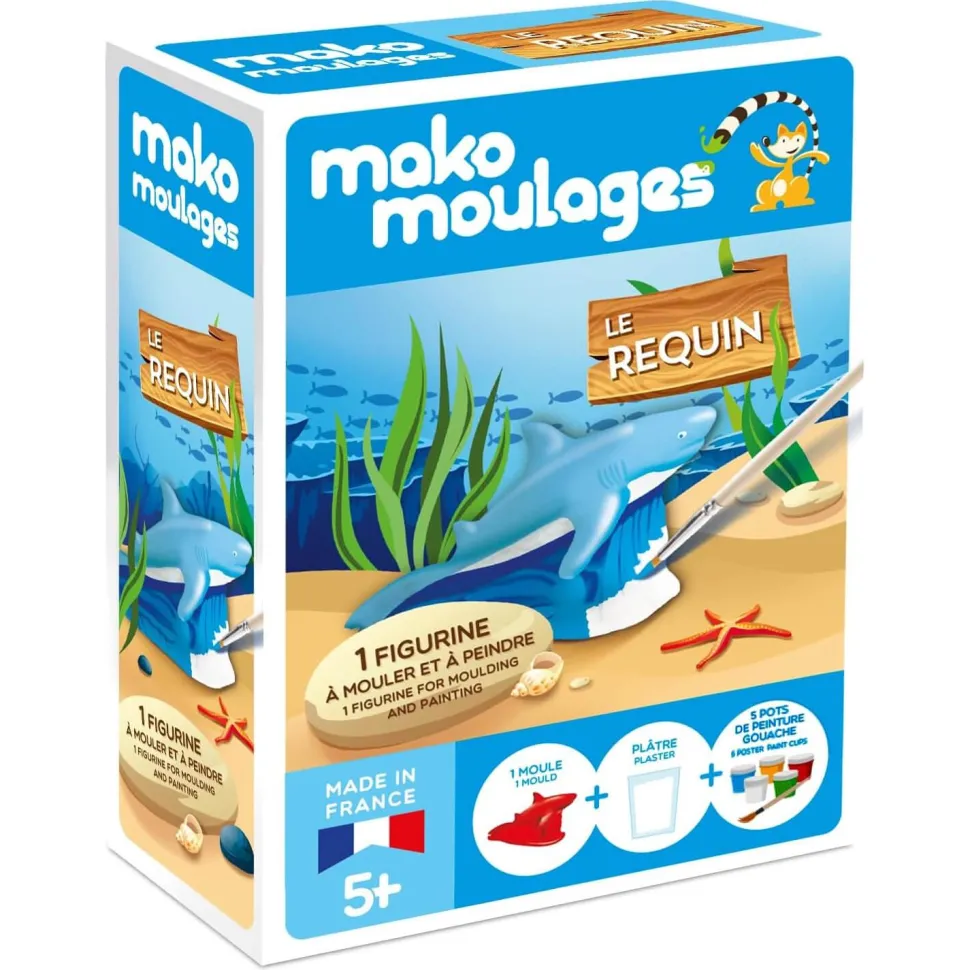 Moulage en plâtre : Le Requin - Mako Creations