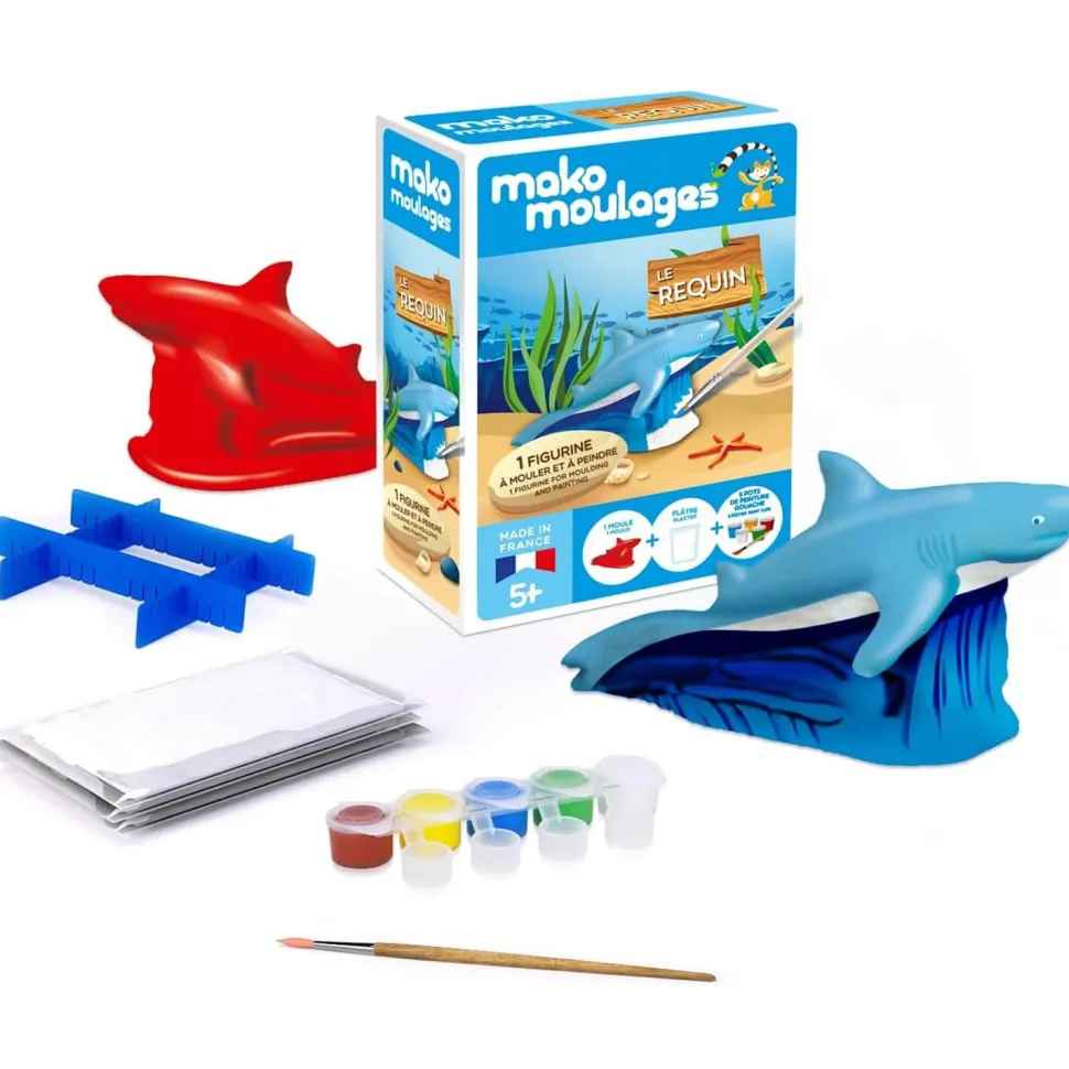 Moulage en plâtre : Le Requin - Mako Creations