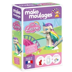 Moulage en plâtre : Ma licorne Arc-en-ciel - Mako Creations