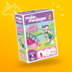 Moulage en plâtre : Ma licorne Arc-en-ciel - Mako Creations