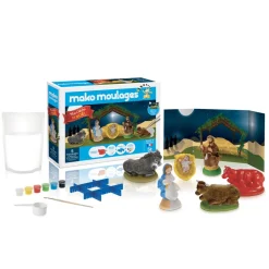 Moulage en plâtre mako moulages : Ma crèche de Noël - Mako Creations