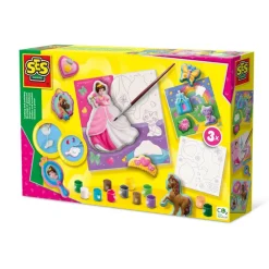 Moulage et peinture - Toiles princesses - SES Creative