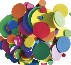 Mousse caoutchoutée, cercles, set de 200 - Eduplay