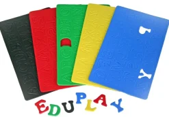 Mousse caoutchoutée, lettres, set de 130 - Eduplay