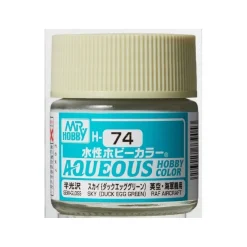 Mr Hobby -Gunze Aqueous Hobby Colors (10 ml) Sky (Duck Egg Green) - Mr Hobby - Gunze