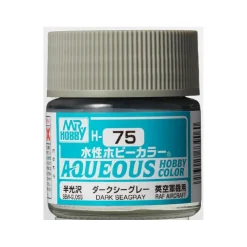 Mr Hobby -Gunze Aqueous Hobby Colors (10 ml) Dark Seagray - Mr Hobby - Gunze