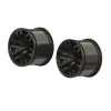 MT 2.8" Wheel 14mm Hex Black Chrome (2) - ARRma