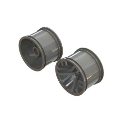 MT 2.8" Wheel 14mm Hex Gun Metal (2) - Arrma - ARRma