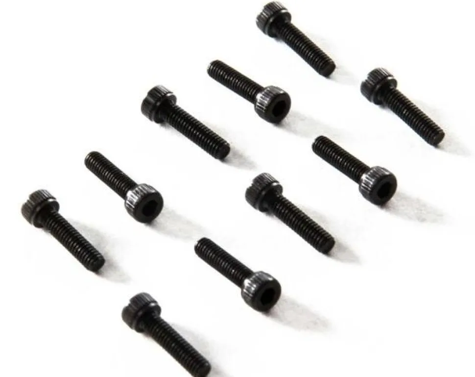M2.6x10mm Cap Head (Black) (10pcs) - Axial