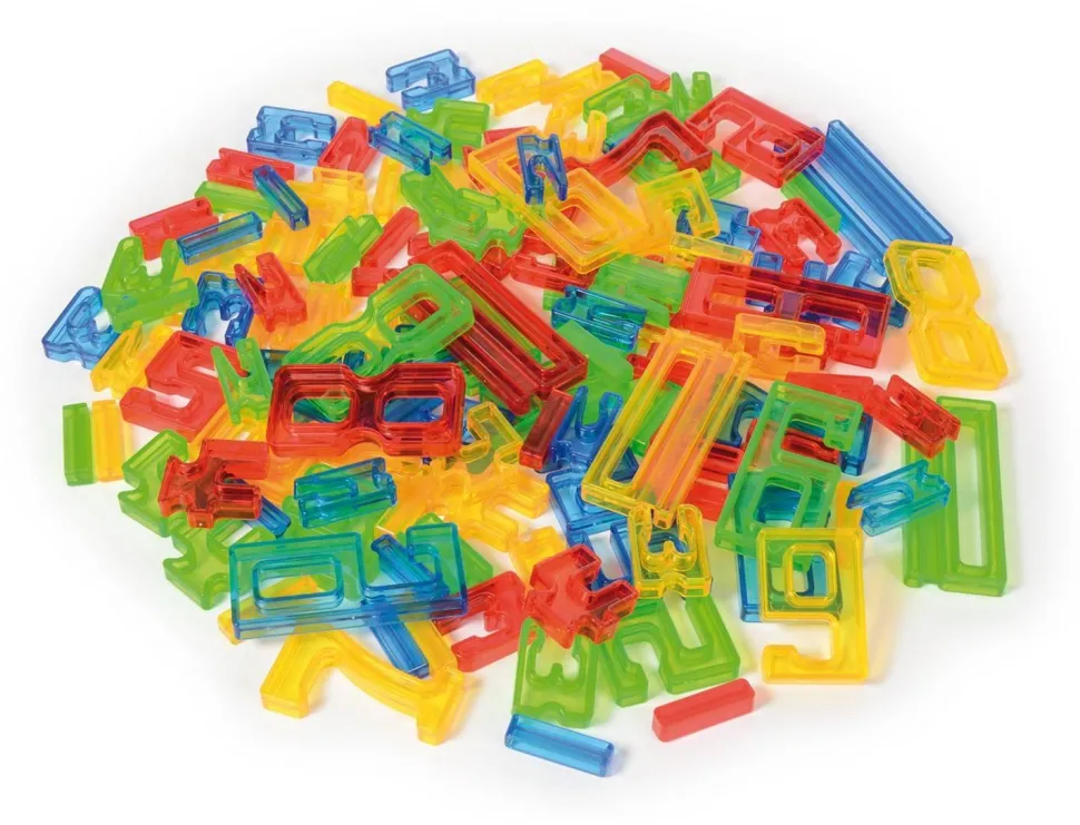 Nombres à empiler translucides, set de 140 - Eduplay