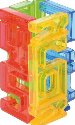 Nombres à empiler translucides, set de 140 - Eduplay